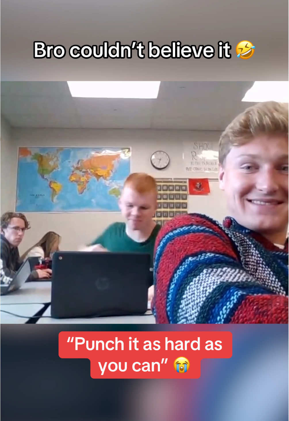 Why would bro do that? 🤣 #chromebook #school #fail #shoutoutot (via carleen_taft/IG)