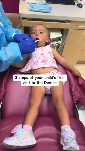 Establish a Dental home for your child by the first birthday! #pediatricdentist #dentist #firstdentalvisit #oralcare #babies #toddler 