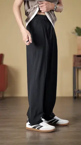 Quần âu ống suông nửa cạp chun #quanaunam #quantaynam #quantayongrong #viralvideo #xuhuongtiktok #yfp 