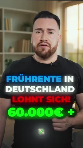 Viele glauben, Frührente mit 63 lohnt sich nicht wegen der 14,4 % Abschlag. Aber rechnen wir mal ehrlich: Bei 1.500 € Rente im Monat sind das rund 216 € weniger – ja, aber du bekommst deine Rente ganze 4 Jahre früher. Das sind über 60.000 €, bevor jemand mit 67 überhaupt den ersten Cent sieht. Und jetzt der spannende Teil: Damit sich das Warten auf Rente mit 67 wirklich “lohnt”, müsste man mindestens 91 Jahre alt werden. Das schaffen nur wenige. Seit dem 01.01.2023 darfst du außerdem zur Rente unbegrenzt dazuverdienen. Heißt konkret: Mit 63 in Rente gehen, weiterarbeiten, doppeltes Einkommen und durch die Arbeit neue Rentenpunkte sammeln. Damit holst du den Abschlag wieder auf. Frührente ist nicht für alle, aber für viele ein echter Gamechanger – wenn man die Zahlen ehrlich betrachtet.