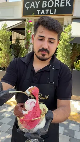 K.Maraş Kültür Merkezi İlerisi Tekerek Yolu Üzeri Çay Börek Tatlıda Meyveli Dondurmalar…😋😋 #türkiye #kahramanmaraş #dondurma #icecream #gurmemarask 