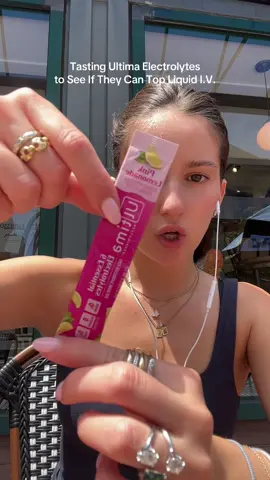 @Ultima Replenisher pink lemonade gets stamp of approval 🩷 #ElectrolyteTasteTest #UltimaVsLiquidIV #HydrationBattle #TasteTestChallenge #ElectrolyteShowdown #HealthyDrinks #HydrationHack #WellnessTested #FitnessFuel #LiquidIVReview #UltimaReview #TikTokTasteTest #HydrationTips #WellnessTikTok #DrinkReview