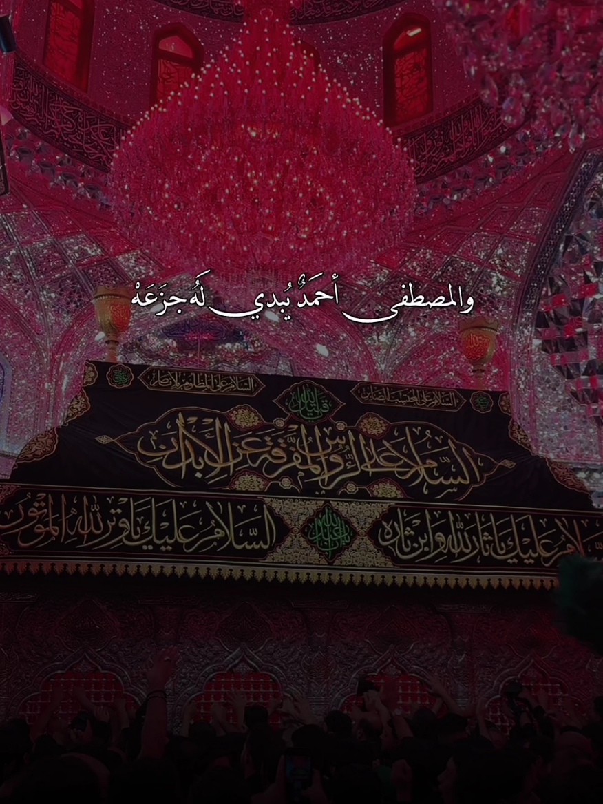 إقصِدْ حسيْناً وزرْهُ ليلةَ الجُمُعَهْ هذي الملائكُ عِنْدَ القَبْرِ مُجْتَمِعهْ والمصطفى أحمَدٌ يُبدي لَهُ جزَعَهْ والمُرتضى حيْدَرٌ بالحُزْنِ وافاهُ أبْصِرْ بِقَلْبِكَ وانظُرْ فاطِمَ الزّهرا تعدو وَقَدْ نسِيَتْ في ضِلْعِها الكسْرا حتَّى إِلَيْهِ دنتْ لَمْ تَحْتَمِلْ صبرا أهْوتْ عَلَيْهِ تنادي 
