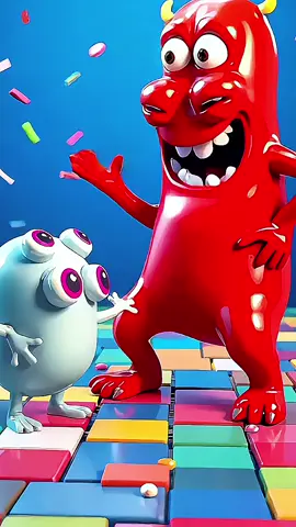 Monster Dance-Off! 🎉🕺 #Dance #Monsters #Funny #Animation #Shorts #Cute #Vibes 