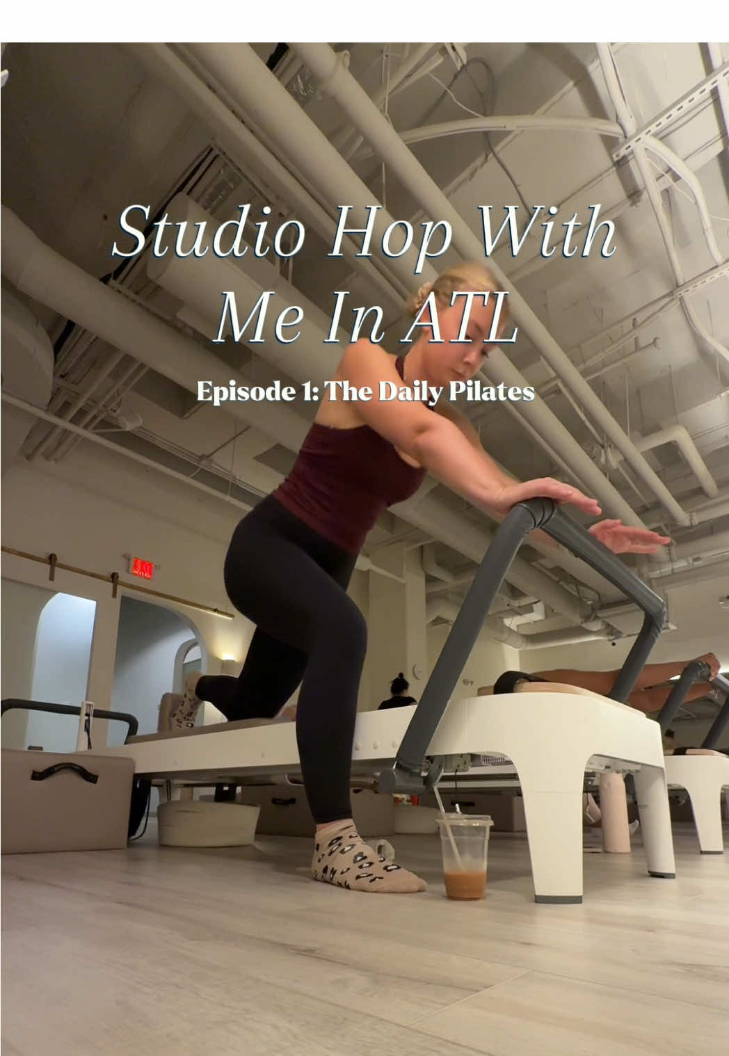 Episode 1 of Studio Hop With Me: Today we checked out @thedailypilates 💫 Drop a comment and let me know what studio I should try next 🫶🏻 #atlpilates #pilatesinstructor #wellness #pilatesworkout #reformerstudio  