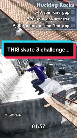 should I post more skate 3 content? 🛹 YT - OmniJay 💜 #easy ate #skate4 #skate3 #throwback #challenge #hard #fail 