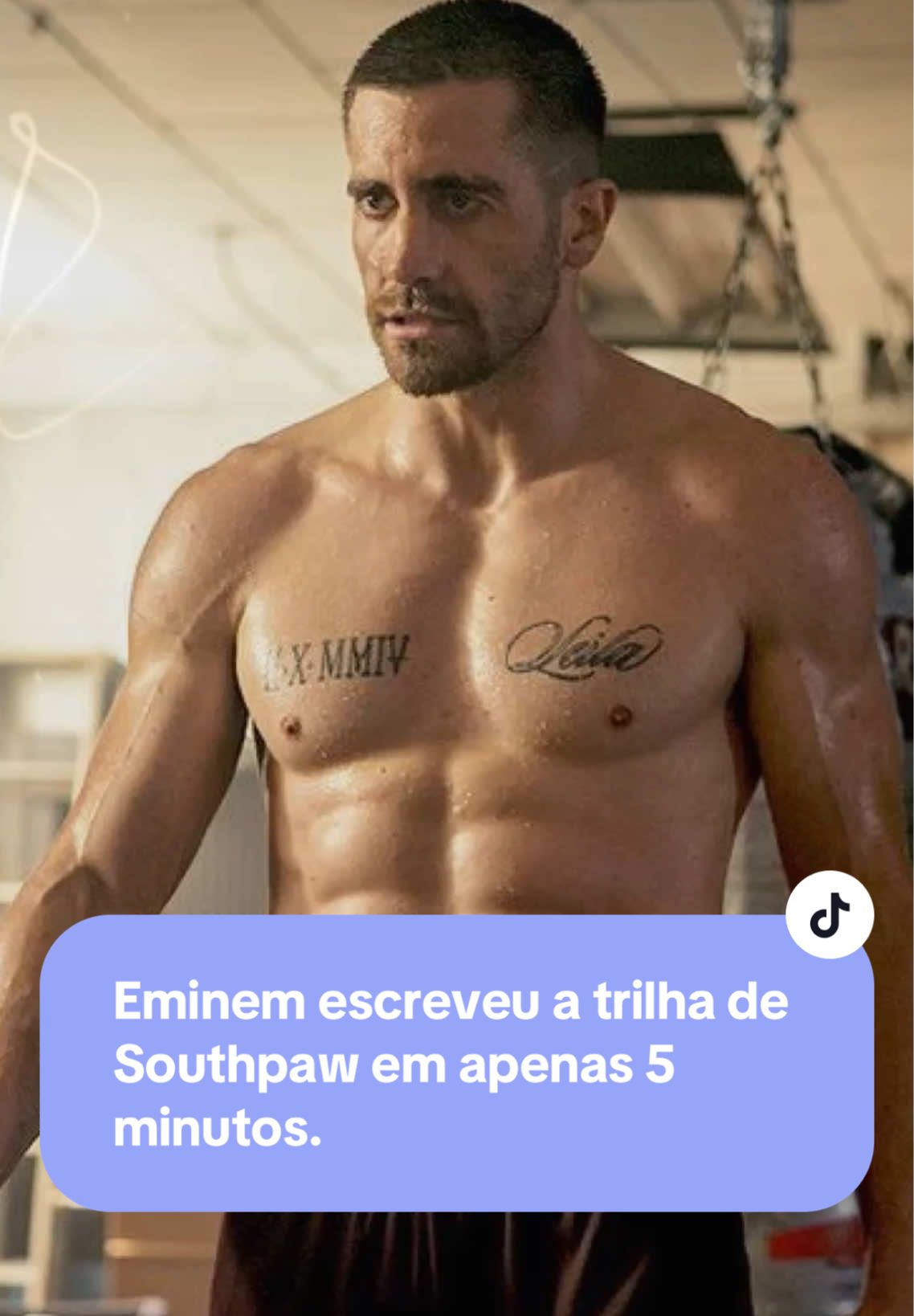 Eminem escreveu a trilha de Southpaw em apenas 5 minutos! #southpaw #eminem #jakegyllenhaal #filme #nocaute 