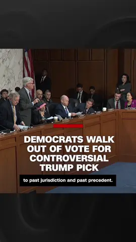 Senate Judiciary Committee Republicans voted on Thursday to advance the nomination of Emil Bove, President Donald Trump’s former personal attorney, to a federal judgeship, over the loud protests of Democrats.