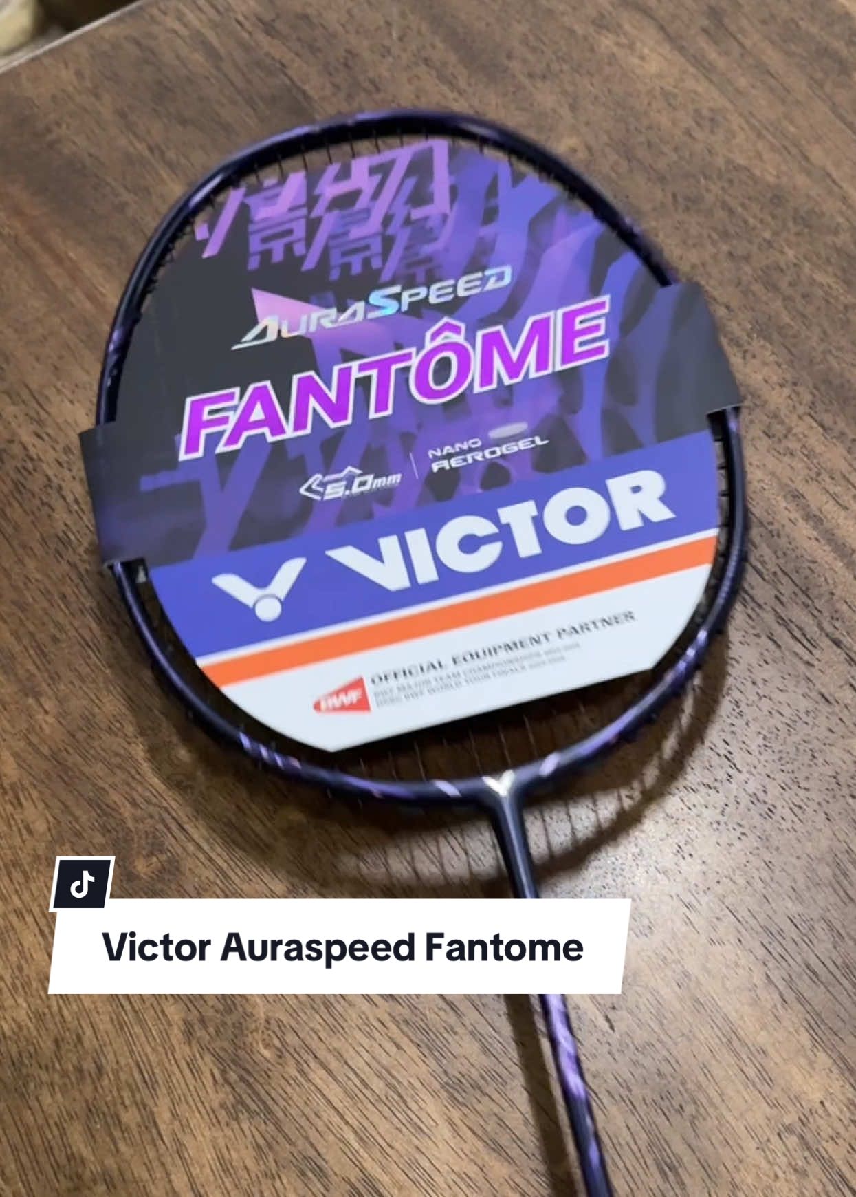 Fantome anyone? #asmr #badminton #victorbadminton #auraspeed #fantome 