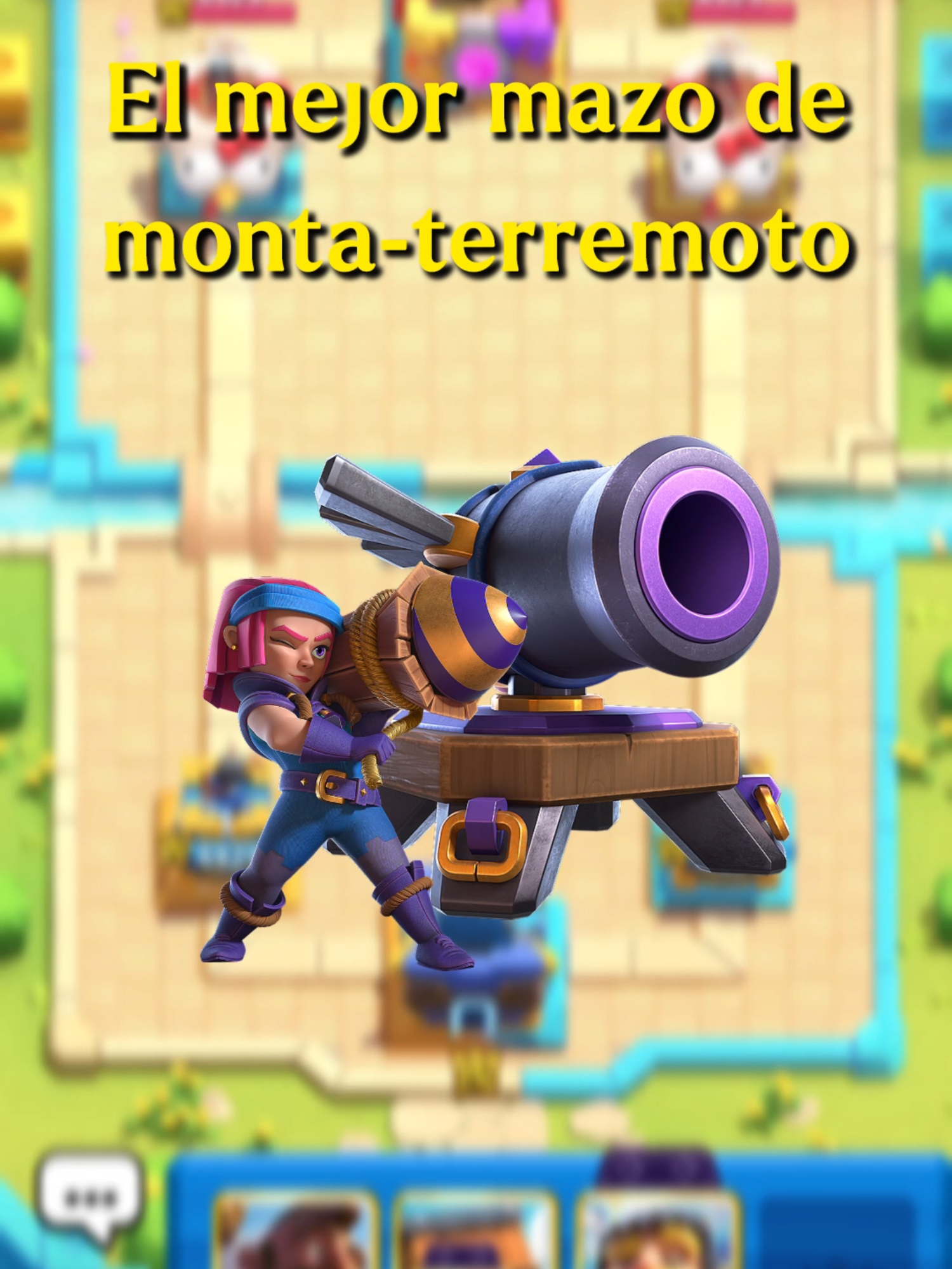 Entre el ciclo de tres cartas y que el cañon evo está rotísimo... #ClashRoyale #SupercellCreator