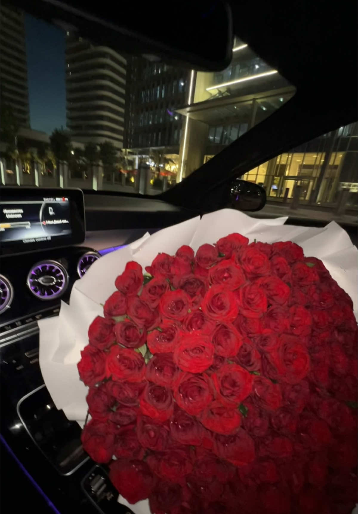 #arabicsong #101 #rose #redroses #mercedes #mb #car 