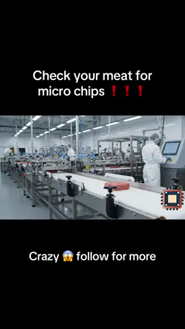 Micro chips in meat 😱 #gmo #synthetic #meat #seedlessfruits #microchips #chips #schwab #schwab #klausschwab