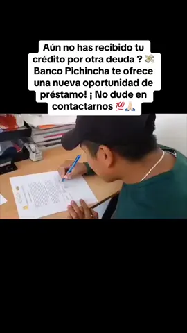 Aún no has recibido tu crédito por otra deuda ? 💸 Banco Pichincha te ofrece una nueva oportunidad de préstamo! ¡ No dude en contactarnos 💯🙏🏻 #galapagos  #elsalvador🇸🇻  #guatemala🇬🇹  #panama🇵🇦  #ecuador  #ventasonlineecuador  #bolivia🇧🇴  #mexico  #peru🇵🇪  #riobamba   #panama  #elsalvador  #ambato  #ambato_ecuador🇪🇨🇪🇨  #otavalo_imbabura_ecuador🇪🇨  #quito_ecuador🇪🇨 