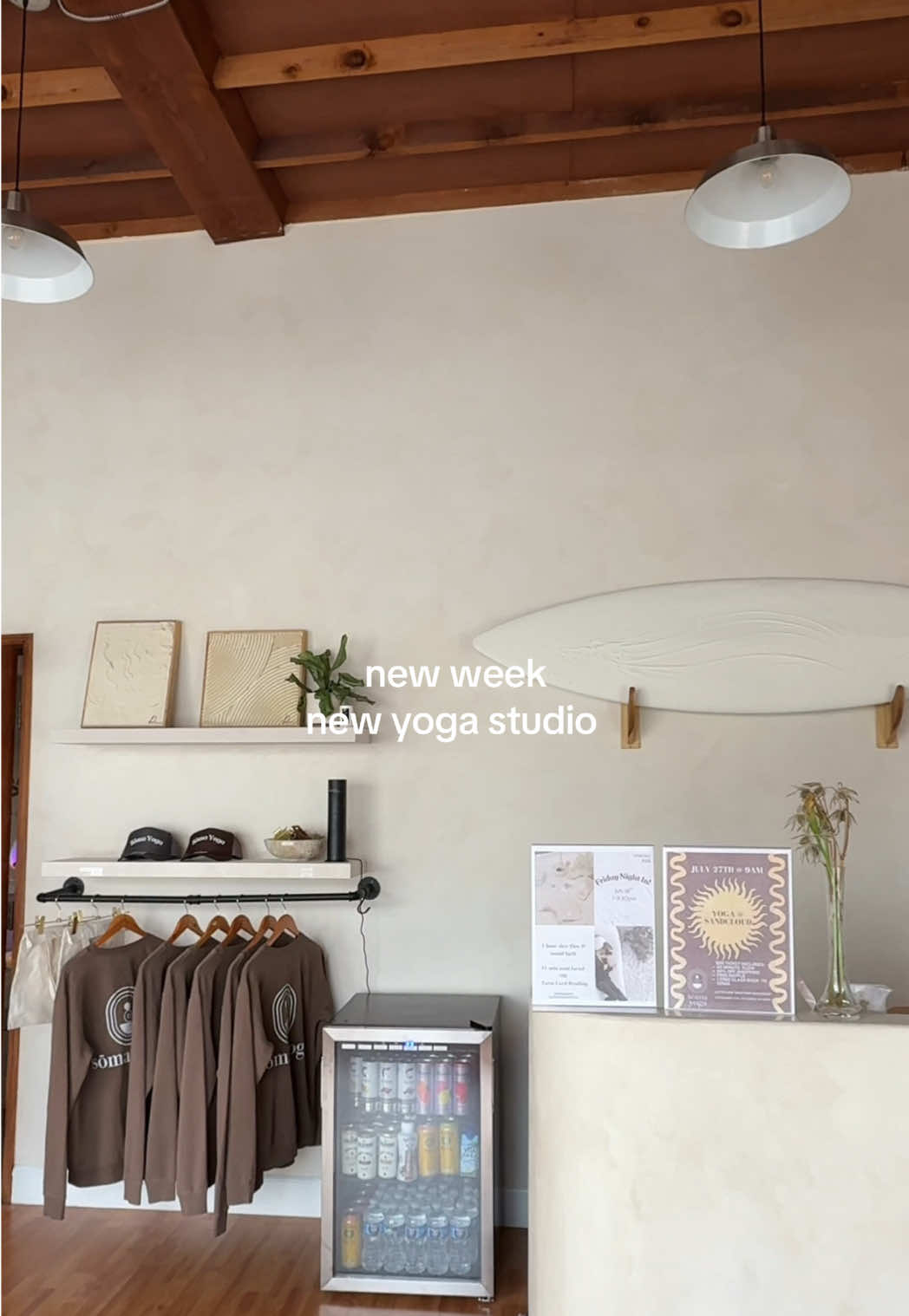 tried a new yoga studio this week and it’s SOOO cute #yoga #Fitness #Summer #socal #workout 