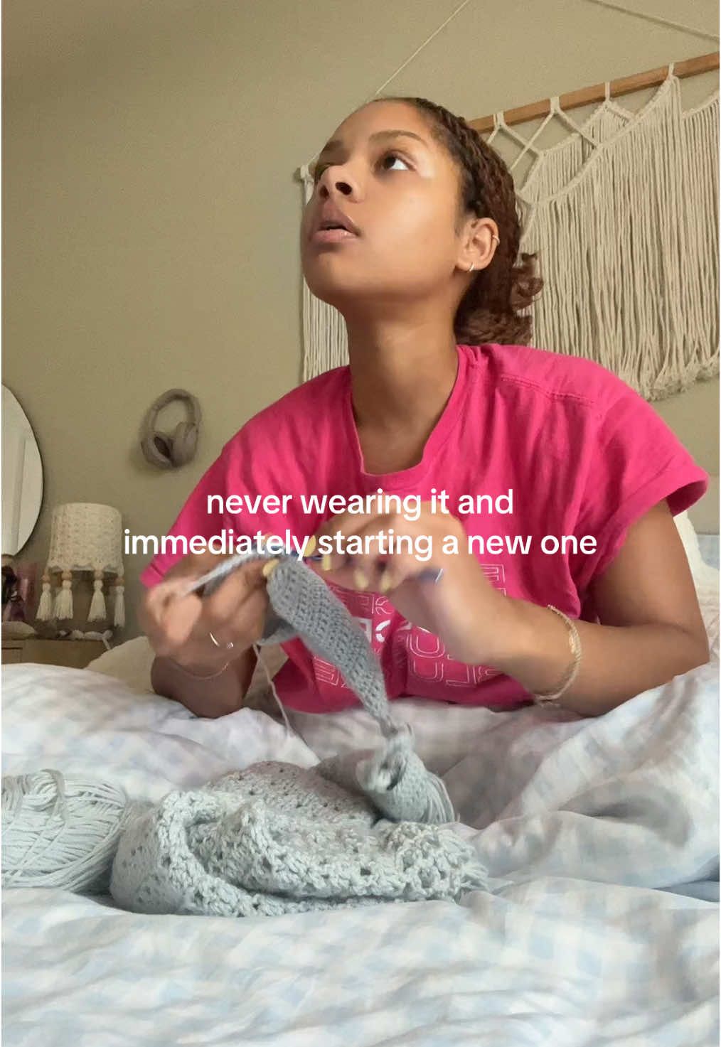 My life for the past 4 years #fyp #crochet #crochetersoftiktok #relatable #igrievedifferent #trending #xyzbca #viralvideo 