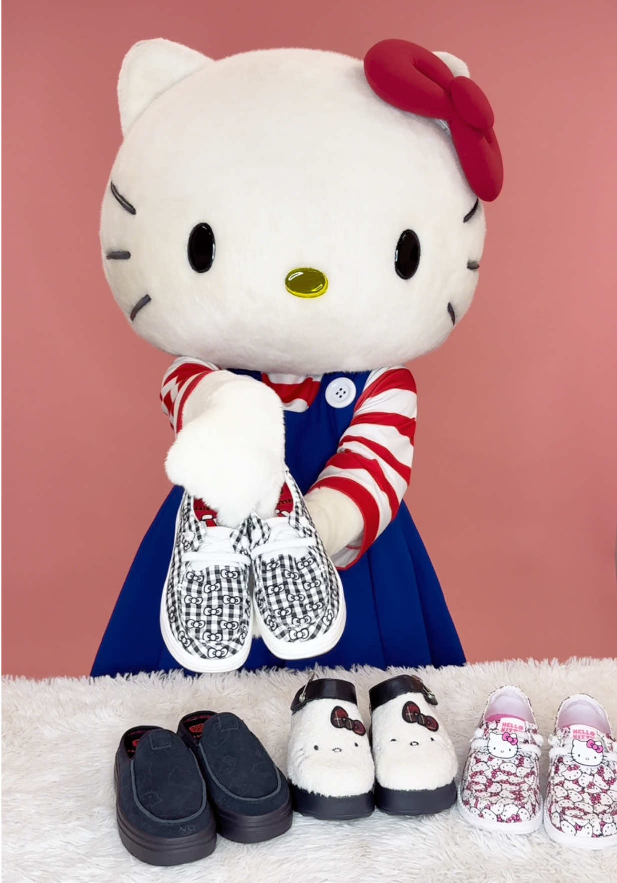 Comfy and supercute 🎀 New @HeyDude x Hello Kitty collection is available now! #hellokitty 