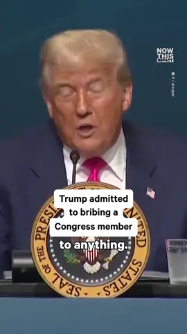 It is, in fact, illegal for Trump — or anyone — to bribe a member of Congress for their vote.