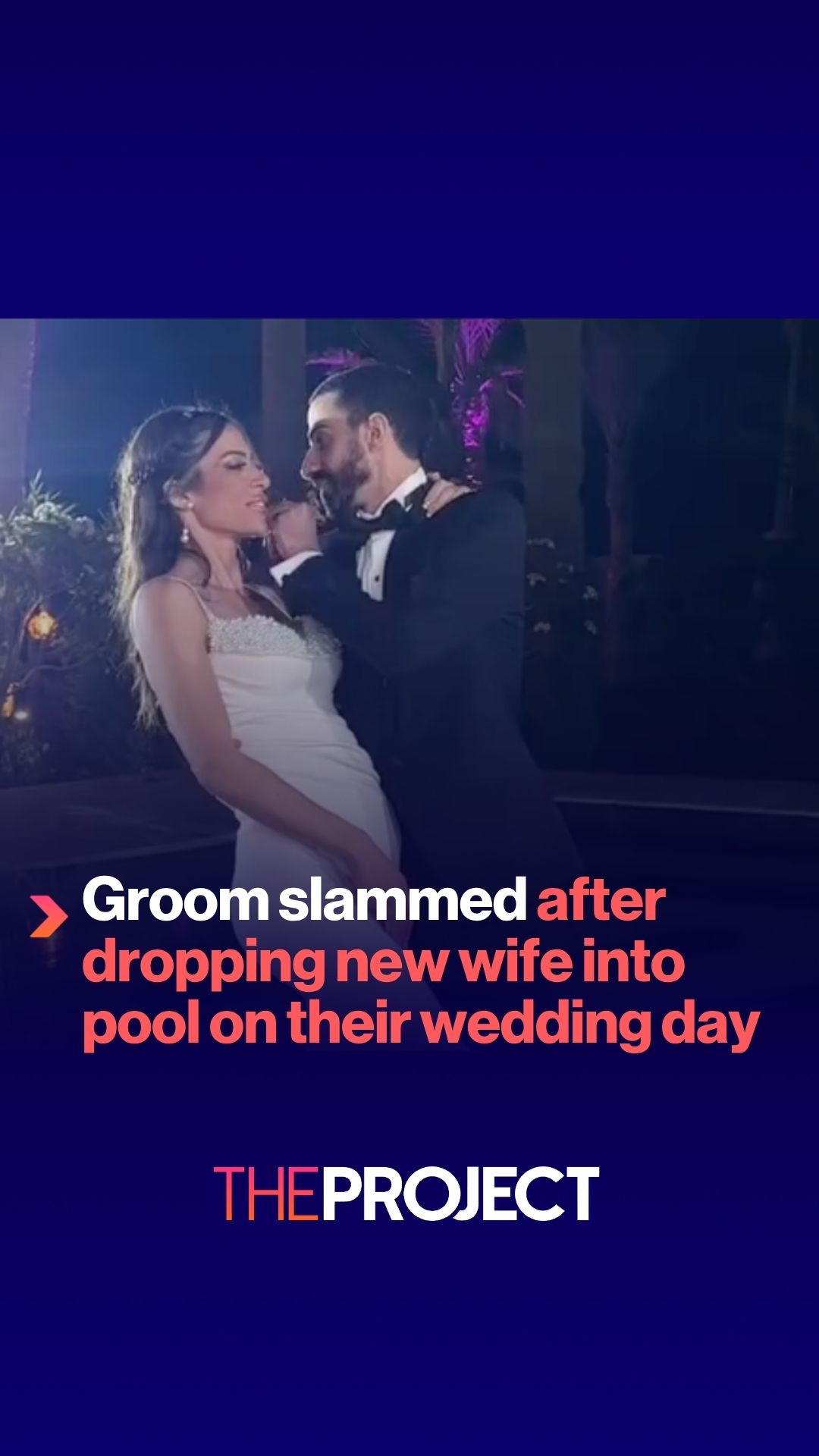Well, this is one way to end your wedding day in the bad books...
