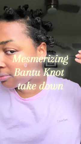 2-day old Bantu knots #bantuknots #blackgirlhairstyles #naturalhair 