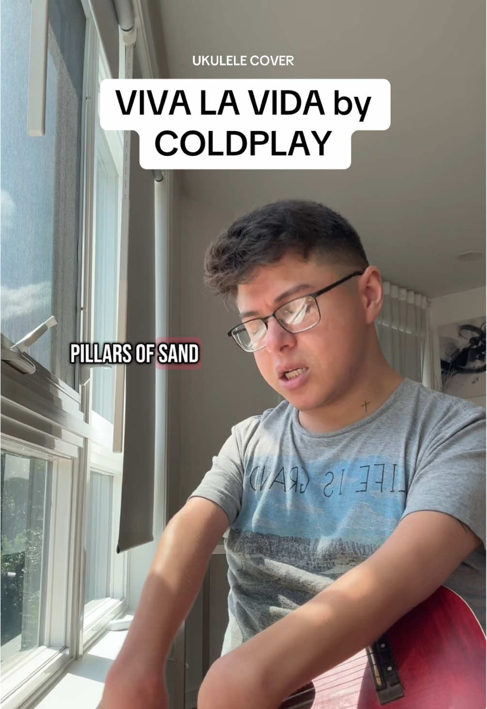 How I Play Ukulele with a Disability: Viva La Vida (Coldplay Cover) #UkuleleCover #Disability #Coldplay 