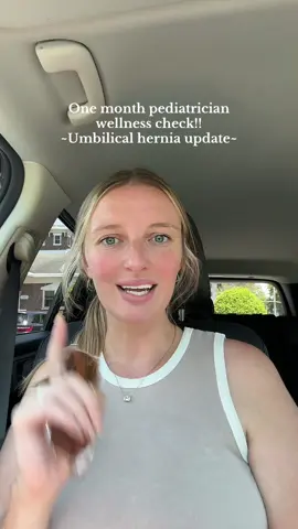 Does anyone have experience with an epigastric hernia with their newborn??#newborn#newbornbaby#postpartumjourney#postpartum#postpartumrecovery#onemonthold#breastfeeding