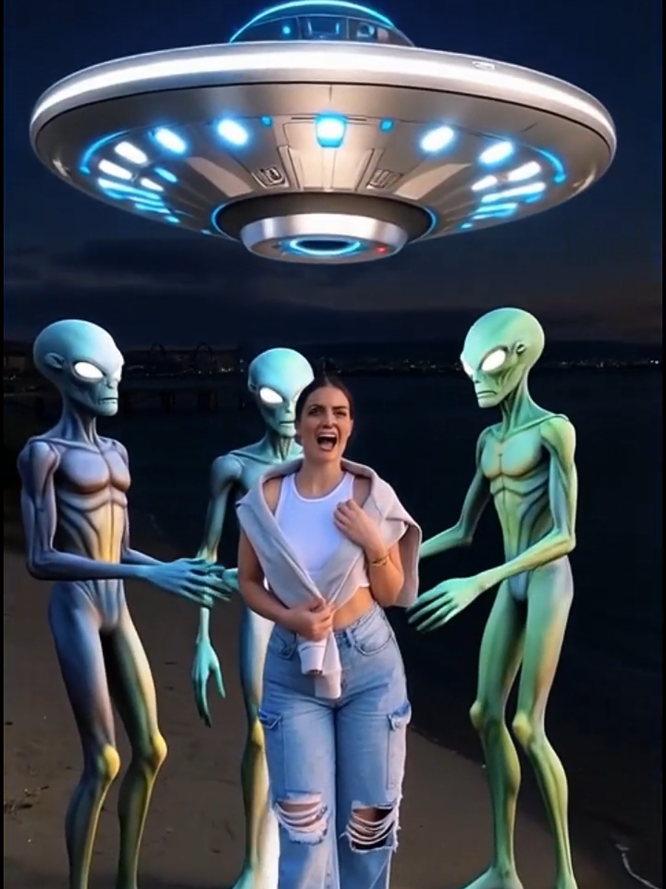 #aliens #aifilter #ai #templatecapcut 
