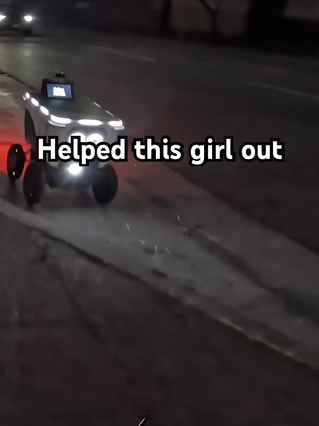 Helping the robot 🤖🤣#robot #food #delivery #shorts#funny #viral