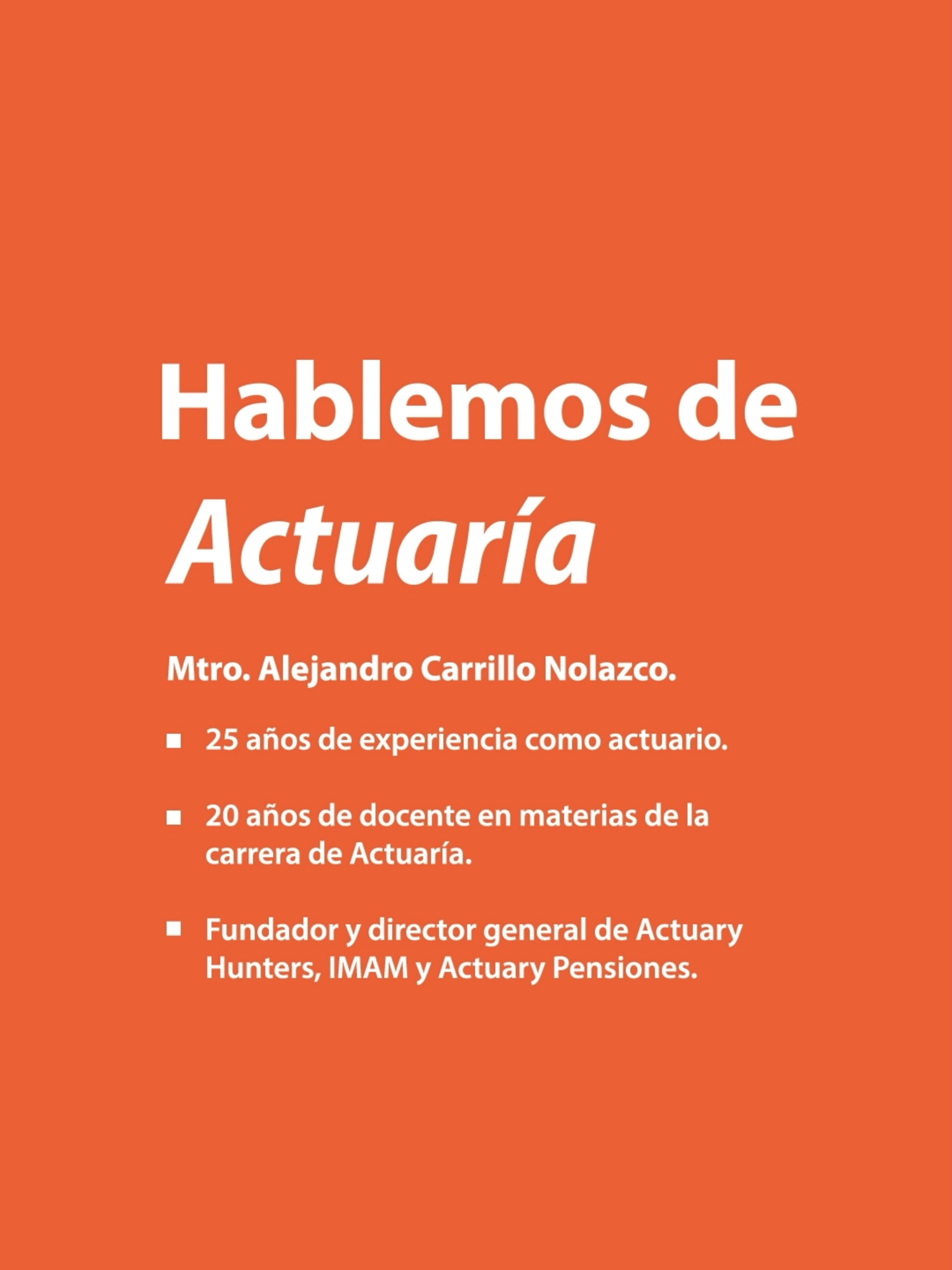 Plan de estudios de Actuaría ☕ Hablemos de Actuaría ¿Te has preguntado cómo debería estar estructurado un plan de estudios para una licenciatura en Actuaría? Aquí te damos una guía clara y moderna 🔍👇 📐 Matemáticas: La base sólida del pensamiento lógico y analítico. Cálculo, álgebra, ecuaciones diferenciales y más. 💰 Finanzas: Porque entender los mercados, inversiones y valuación de activos es clave para un actuario. 🎲 Probabilidad y Estadística: La esencia de nuestra carrera. Modelos de riesgo, inferencia estadística, distribuciones, y simulaciones. 🛡️ Seguros: Fundamentos técnicos del sector asegurador. Vida, daños, salud y planes de pensiones. 💻 Computación: Python, R, SQL, modelado de datos y herramientas de inteligencia artificial 🤖 para resolver problemas reales. 🎓 Un plan de estudios actualizado debe mezclar lo teórico con lo práctico, integrar tecnologías emergentes y estar en constante evolución. 👨‍🏫👩‍🎓 Formarse como actuario no es solo memorizar fórmulas... es aprender a pensar como un analista del futuro. 🚀 ¿Te gustaría estudiar Actuaría con este enfoque? Te invito un café: hablemos de actuaria. #Actuaría #Matemáticas #Estadística #Probabilidad #Finanzas #Seguros #InteligenciaArtificial #Python #R #SQL #BigData #DataScience #EstudiaActuaría #CarrerasMatemáticas #FuturoAnalítico #ModelosMatemáticos #EducaciónSuperior #ActuarioDelFuturo #CarrerasConFuturo #LicenciaturaEnActuaría #Computación #PensamientoAnalítico #MatemáticasAplicadas #EstudiantesDeActuaría #AmoLasMates #Universitarios #PlanDeEstudios #ActuaríaIMAM #AnalistaDeDatos #MachineLearning #AprendeConIMAM #fyp #viraltiktok #soy_imam #universidadencdmx
