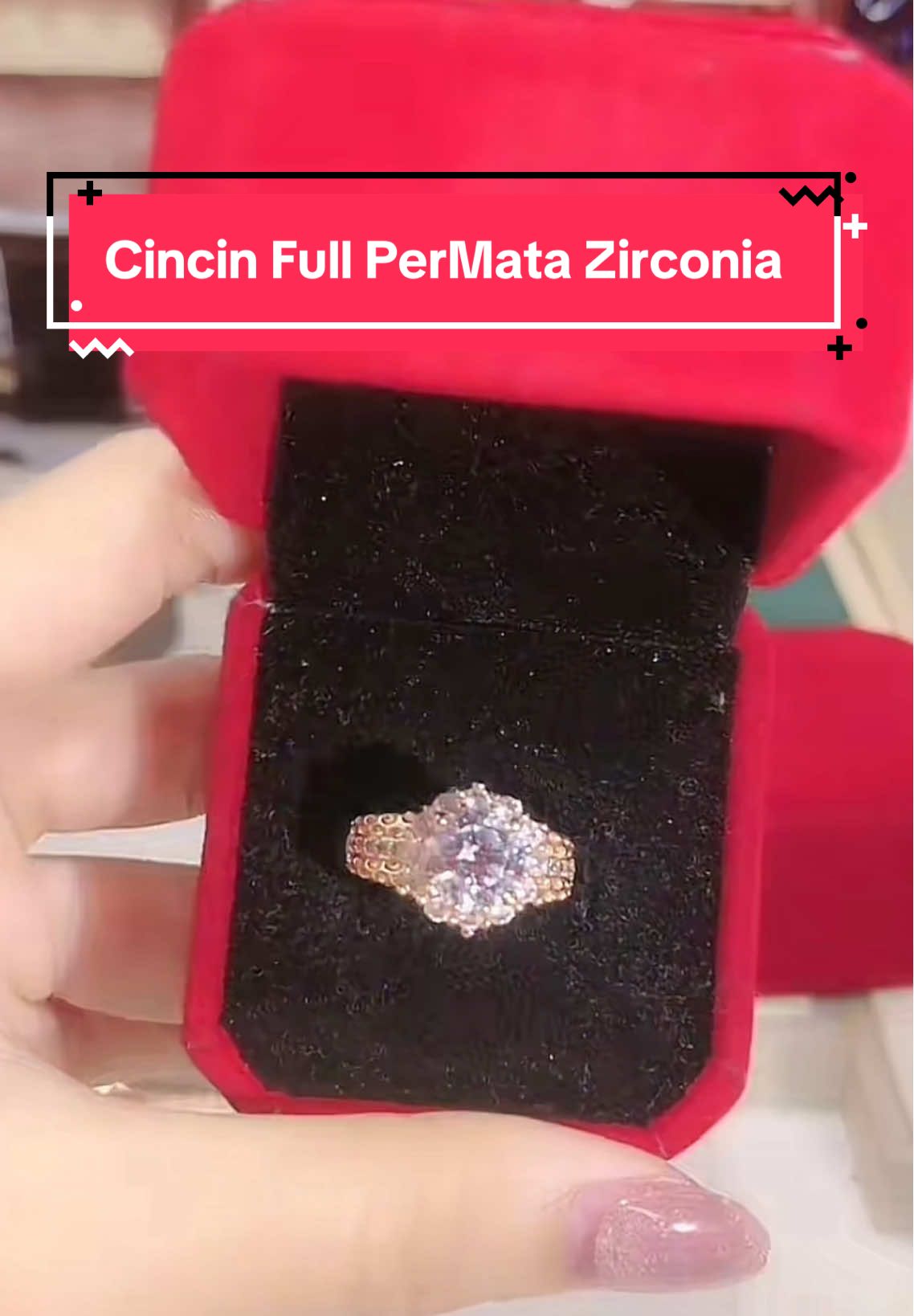 Cincin Platinum Rose Gold Full PerMata Zirconia #accessories #wanita #cincin #rosegold #feshion #kondangan #arisan #daily #motivation #kado #hadiah #p#perhiasanj#jewelryg#giftz#zirconial#luxury