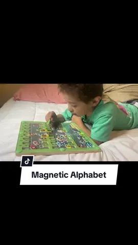 Magnetic Alphabet #magneticalphabet #alphabet#kids#learning#playing