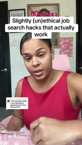 Replying to @Kaminokiri slightly (un)ethical job search hacks that actually work. 1. If they ask about a gap on your resume- tell them you’be been working at a stealth startup and signed an NDA. 2. UseMassive applies to jobs in your behalf using customized resumes and cover letters so you can apply to jobs in your sleep. 3. Change your job title to something recruiters will actually look for! Have you tried any of these? Have they worked? #usemassivepartner #usemassive #aitools #jobsearchhacks 