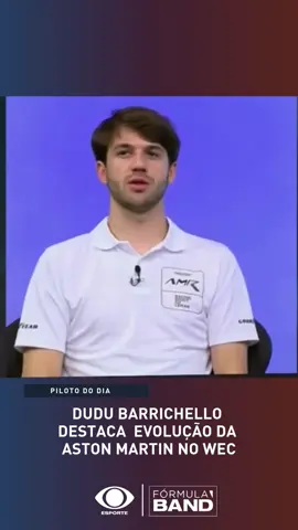 Em entrevista ao Fórmula Band, Dudu Barrichello destacou a melhora da Aston Martin ao longo da temporada, lembrando que o carro passou de dificuldades no início do ano a desempenho de ponta em Interlagos. O programa entra na tela da Band depois do Eesportetotal (01:50am) ou você pode conferir no BandPlay. #FormulaBand #esportenaband #WECnaBand