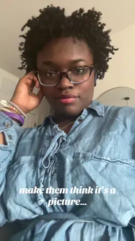 I may spam this trend until I perfect it. #makethemthinkitsapicture #trend #fyp 