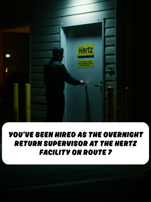 You’ve been hired as the overnight return supervisor at the Hertz facility on Route 7.