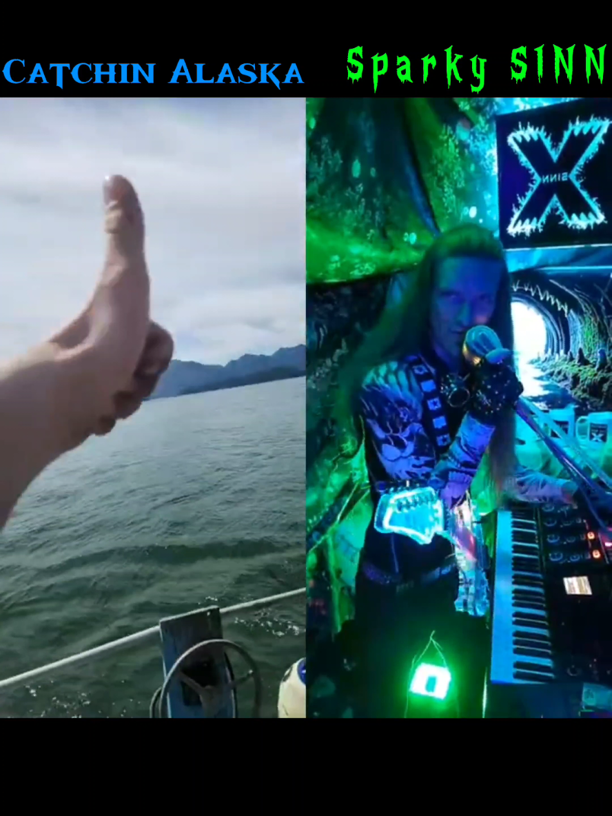 a Live stream Clip from Episode 184 where we crossed live streams with @Catchin Alaska  on Youtube!  Epic stream !!!! the stream is on Youtube now ! #livestreams #Alaska #inspire #create #tothemoon #Manifest #manifestthebest #art #create #inspiration 