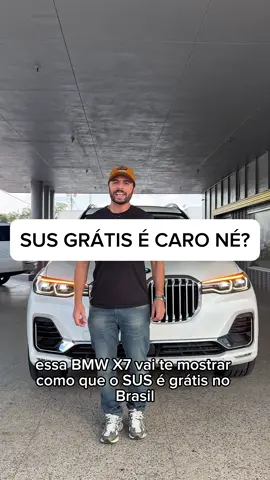 SUS GRÁTIS É CARO NÉ?  #usa🇺🇸 #eua #brasil🇧🇷 #orlando #florida #bmw #x7 