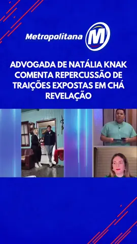 Durante o programa Camarote da Fofoca, na LeoDias TV, a advogada Giovanna Sassi comentou o caso de sua cliente, Natália Knak, que ganhou repercussão nacional após expor publicamente as traições do companheiro durante um chá revelação. Segundo a defensora, o processo já recebeu mensagens que reforçam a fama do homem envolvido na polêmica: “Recebemos mensagens anexadas ao processo, tratando Rafael como um verdadeiro ‘Dom Juan da cidade’, o ‘rei da XV de Novembro’”, relatou. #entretênews #tiktoknoticias 