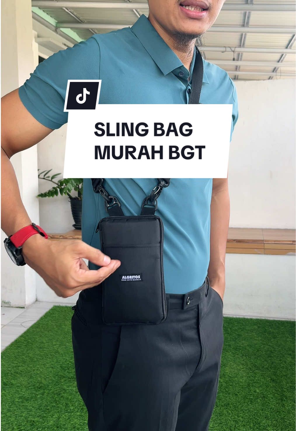 Tas leher murah bahan anti air bisa muat uang banyak dan kartu.#tasleher #tasslingbag #taslehercowok #taspouchpria 