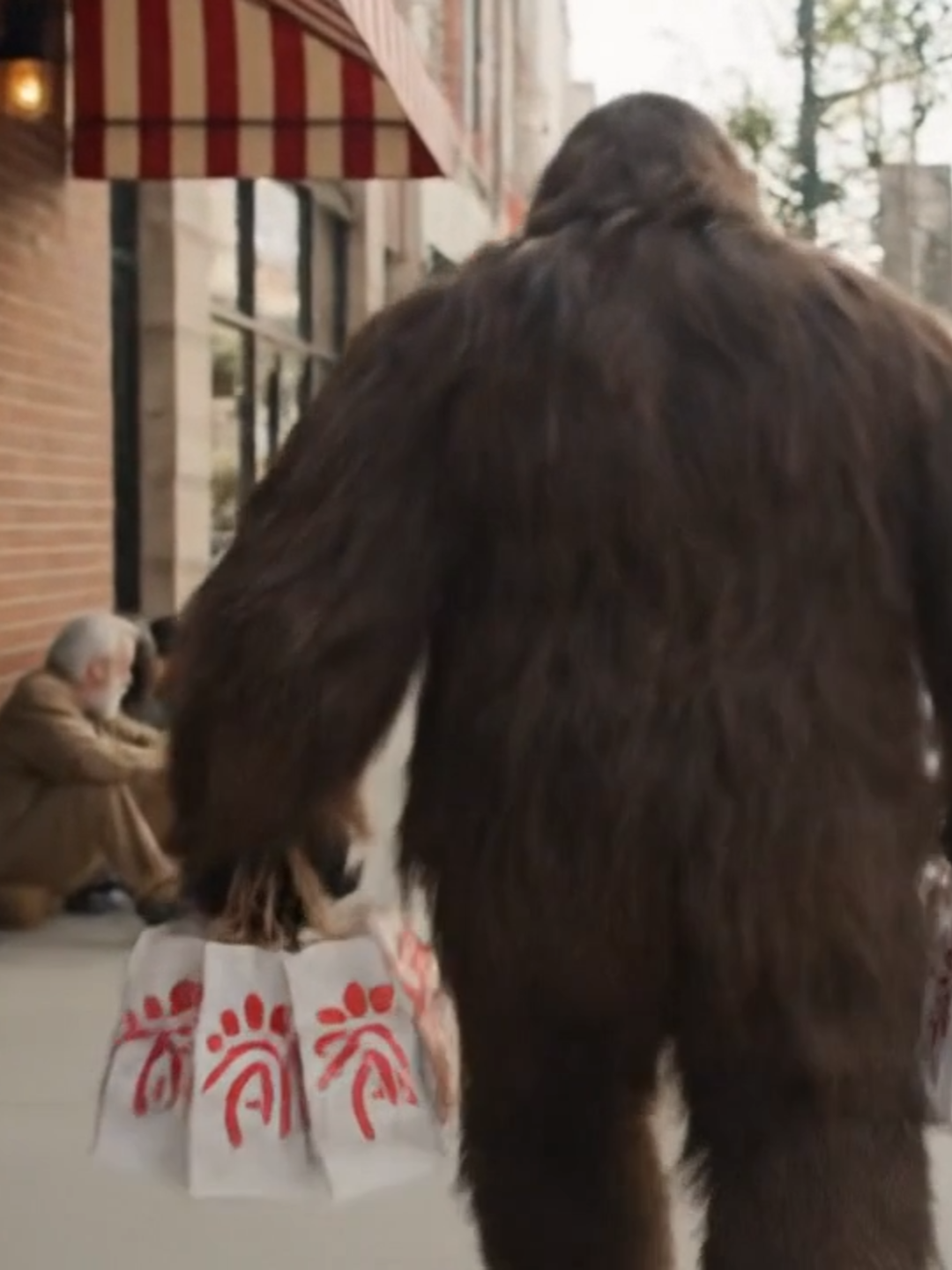 Bigfoot feeding the homeless #bigfootvideo#bigfootai #bigfootvlogs #bigfootcomedy#bigfootfyp#fypシ゚viral #veo3fast