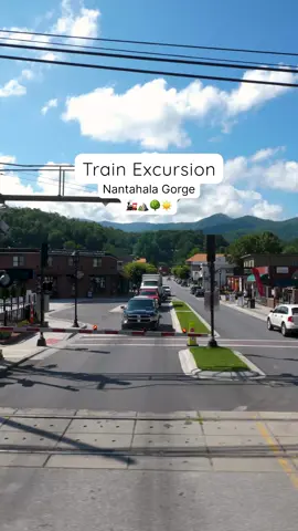 🚂 All aboard! The Nantahala Gorge Excursion with the Great Smoky Mountains Railroad is a summer and fall experience like no other! 🌲 Ride through the scenic Smoky Mountains 🌊 Glide along beautiful Fontana Lake 🏞️ Journey deep into the Nantahala Gorge 🍽️ Stop at the Nantahala Outdoor Center to dine, shop, or cool off by the river Whether you’re a train lover, nature enthusiast, or just looking for a relaxing way to explore the mountains—this ride has it all. Learn more: https://brys.onl/NantahalaTrain Video by @concordcreativeco #GSMR #NantahalaGorge #brysoncity #BrysonCityAdventures #TrainRideThroughTheSmokies #MountainMagic #greatsmokymountains #greatsmokymountainsrailroad
