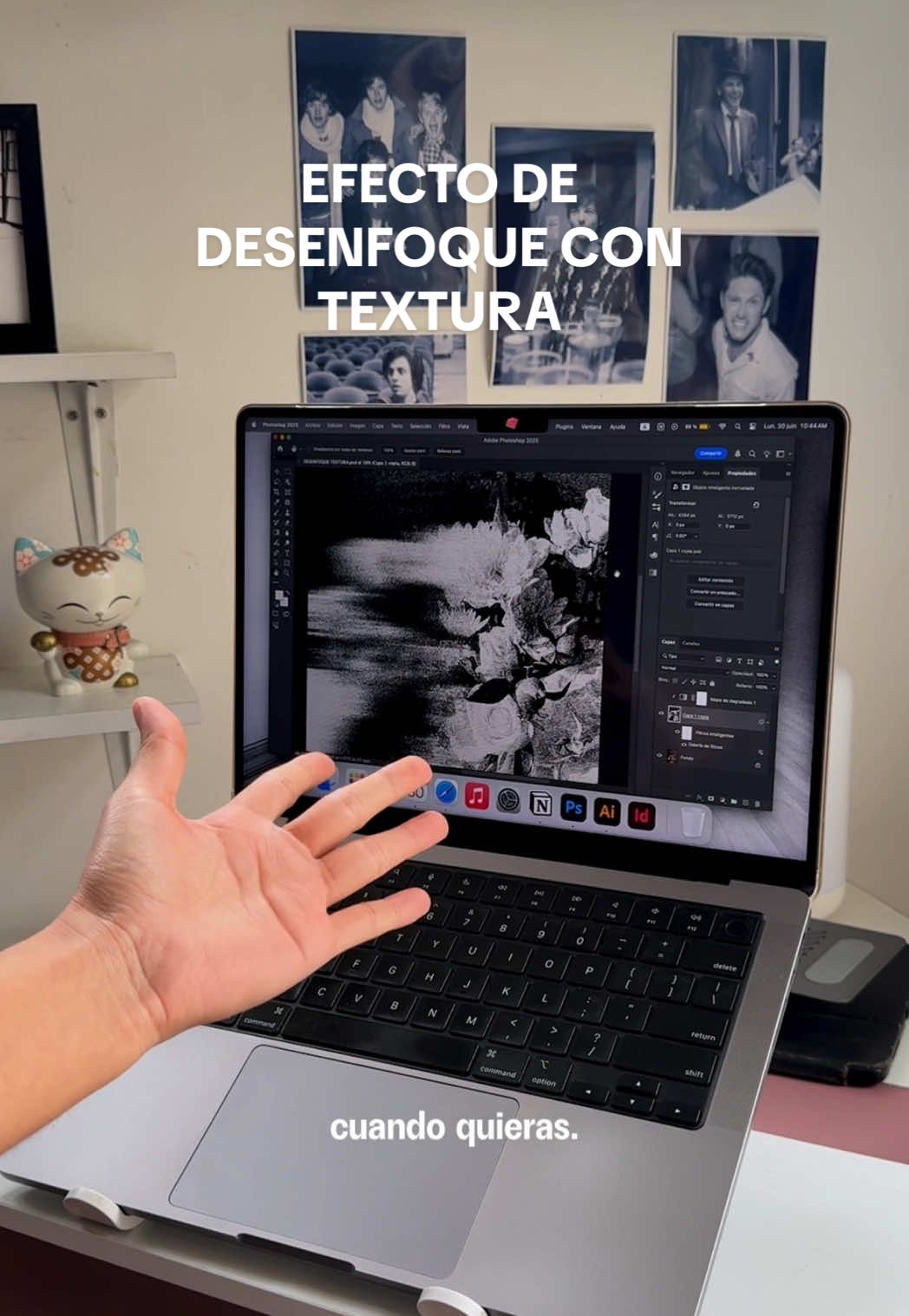 Un efecto de desenfoque distinto para aplicar en tus diseños!! 🫰🏼 #diseñografico #graphicdesign #diseñograficotips #tutorialdiseño #photoshoptutorial 