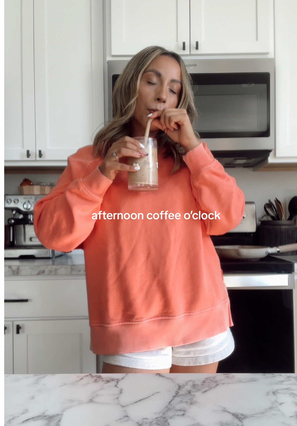 A PB coffee to hold me over on a solo parenting day 🙃  #coffeeoclock #coffee #coffeerecipe #pbcoffee #chobanicreamer #pb2fit #coffeetok #homemadecoffee #toddlermom #momof3 #soloparenting 
