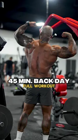 45Min Back Workout | Run it ✅  #backday #gym #bodybuilding #fullworkout #fyp  #CapCut 