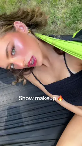 This remix is fiya #dancerecital #dance #makeup #fullglam #recital 