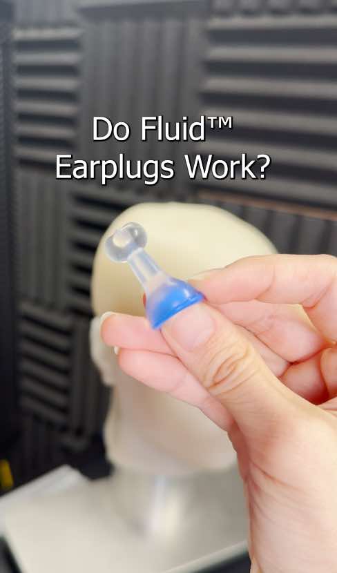 Our Fluid™ Earplugs work to fit any nook and cranny, even a mechanical head! Inside, a microphone records any sound that gets through. What you’re hearing? Proof of just how powerful it blocks noise. Real protection. Real results.