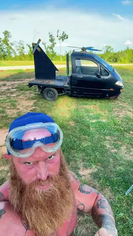 Yall checkout my redneck helichopper! 