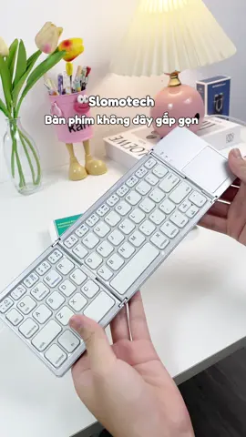 Bàn phím gấp gọn dễ dàng đem theo #banphimgapgon #banphimbluetooth 