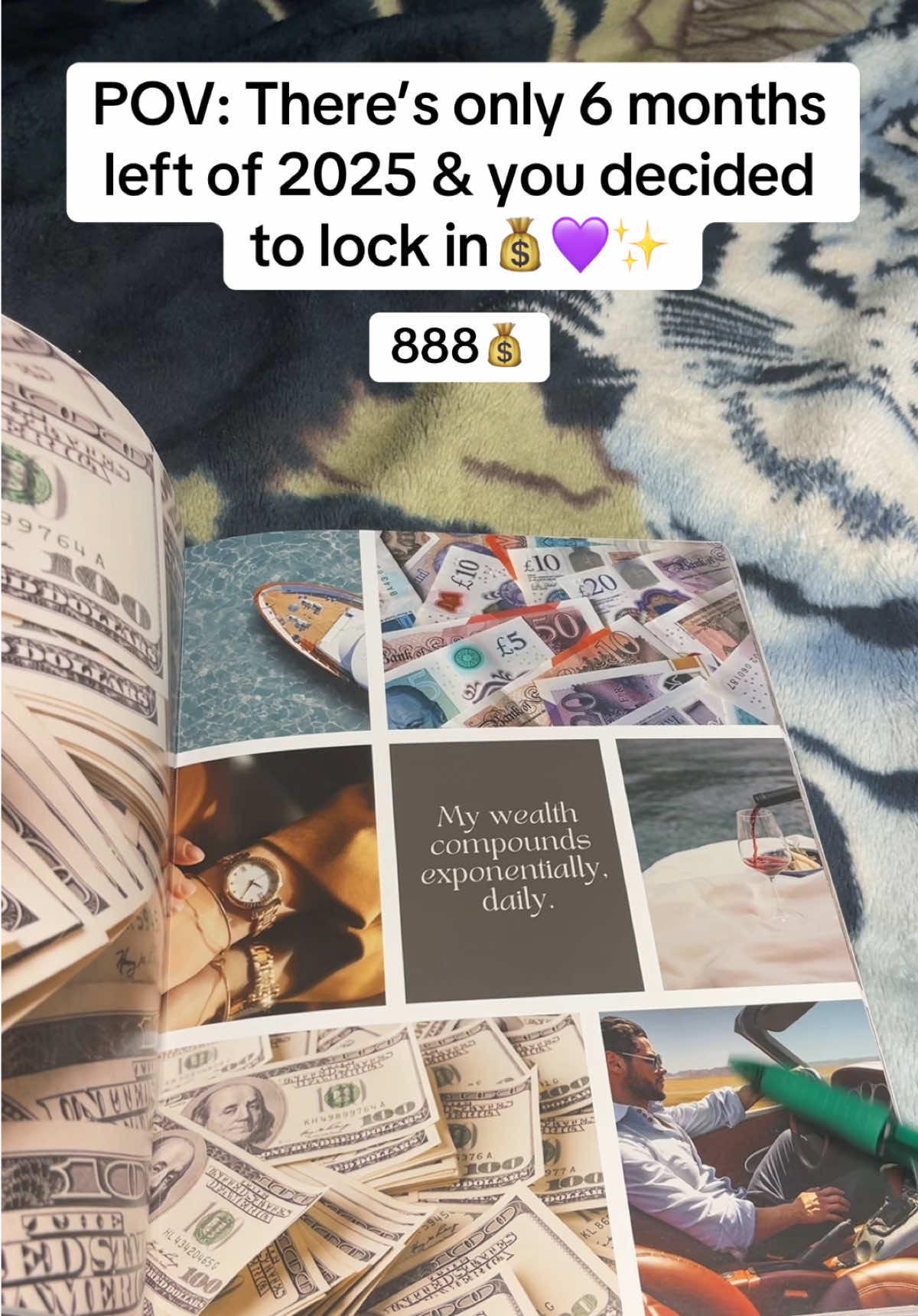 Lock innnn💰✨ #moneymindset #manifestmoney #visionboard2025 