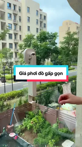 Giá phơi đồ gấp gọn #giadungthongminh #giadungtienich #nộitrợ #fyp #giaphoidobancong 