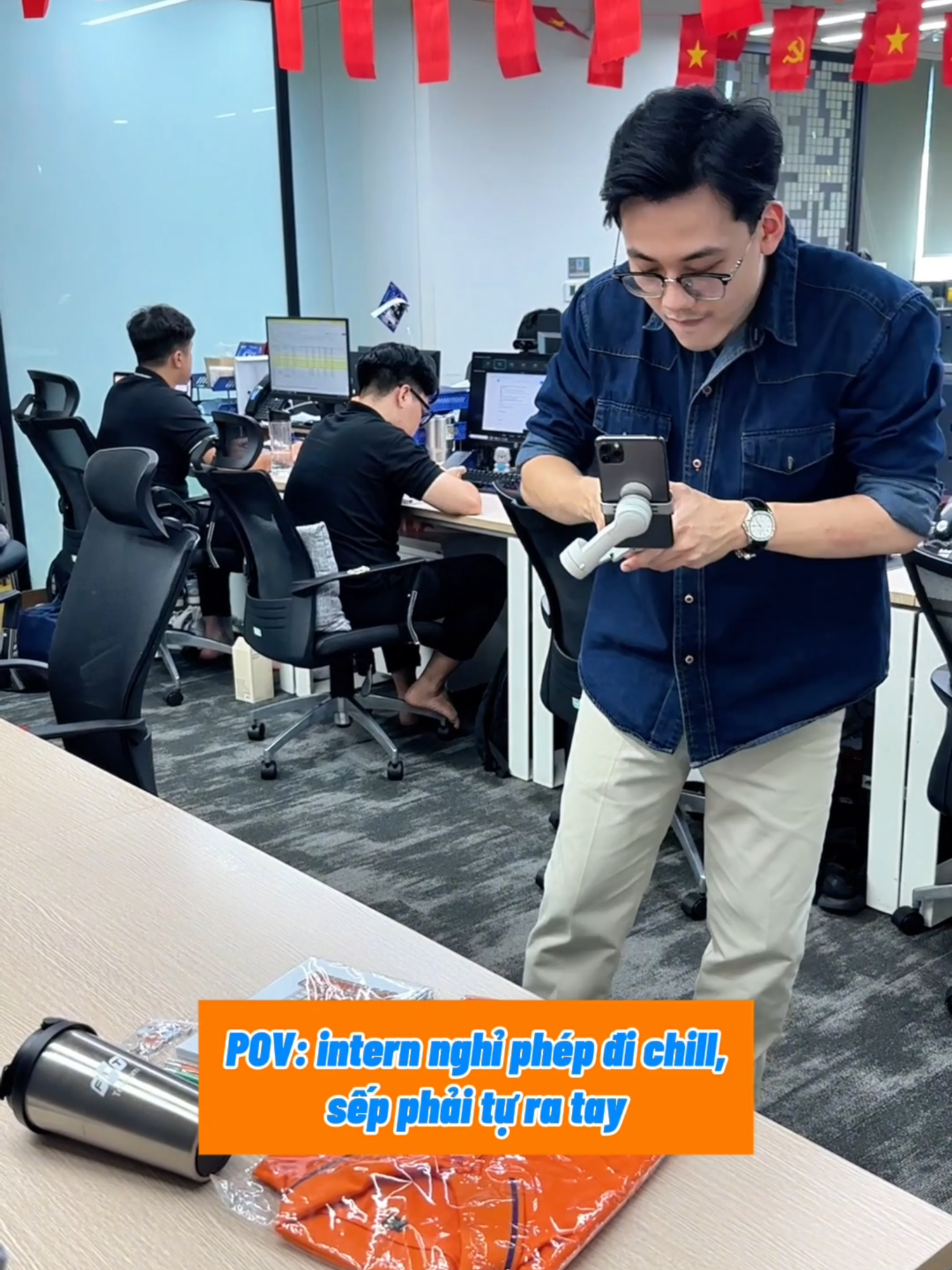 Làm Sếp khổ lắm phải đâu chuyện đùa...🥲 #tuyendungfpt #fpt #officelife #xuhuong #fyp #NhaCao #fpttelecom